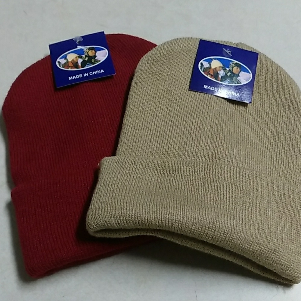 Winter Skull Caps $20 each (Red) - (Brown)